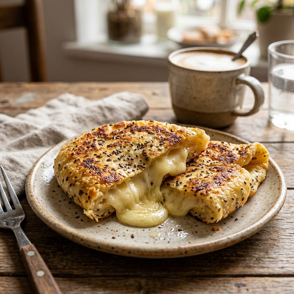 Pão de Queijo de Frigideira com Chia