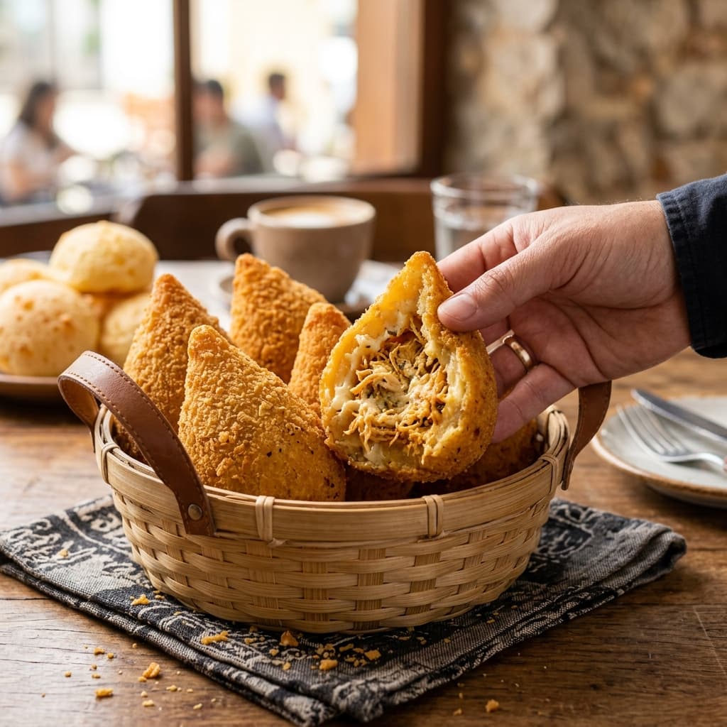 A Autêntica Coxinha de Frango de Padaria