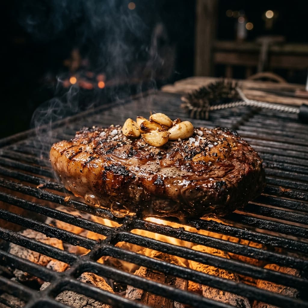 Picanha na Brasa com Alho (Receita de Churrasco)
