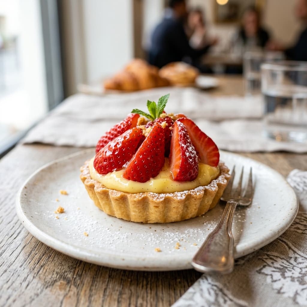 Tartelette de Morangos Frescos e Creme Pâtissière
